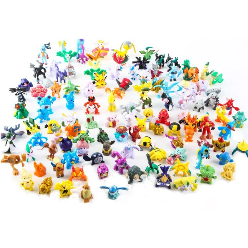 Anime Merchandise Figure - Figura de Pokémon Anime de 2-3CM,