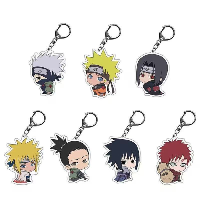 Anime Merchandise Naruto - Llavero acrílico de Naruto chibi, lindo