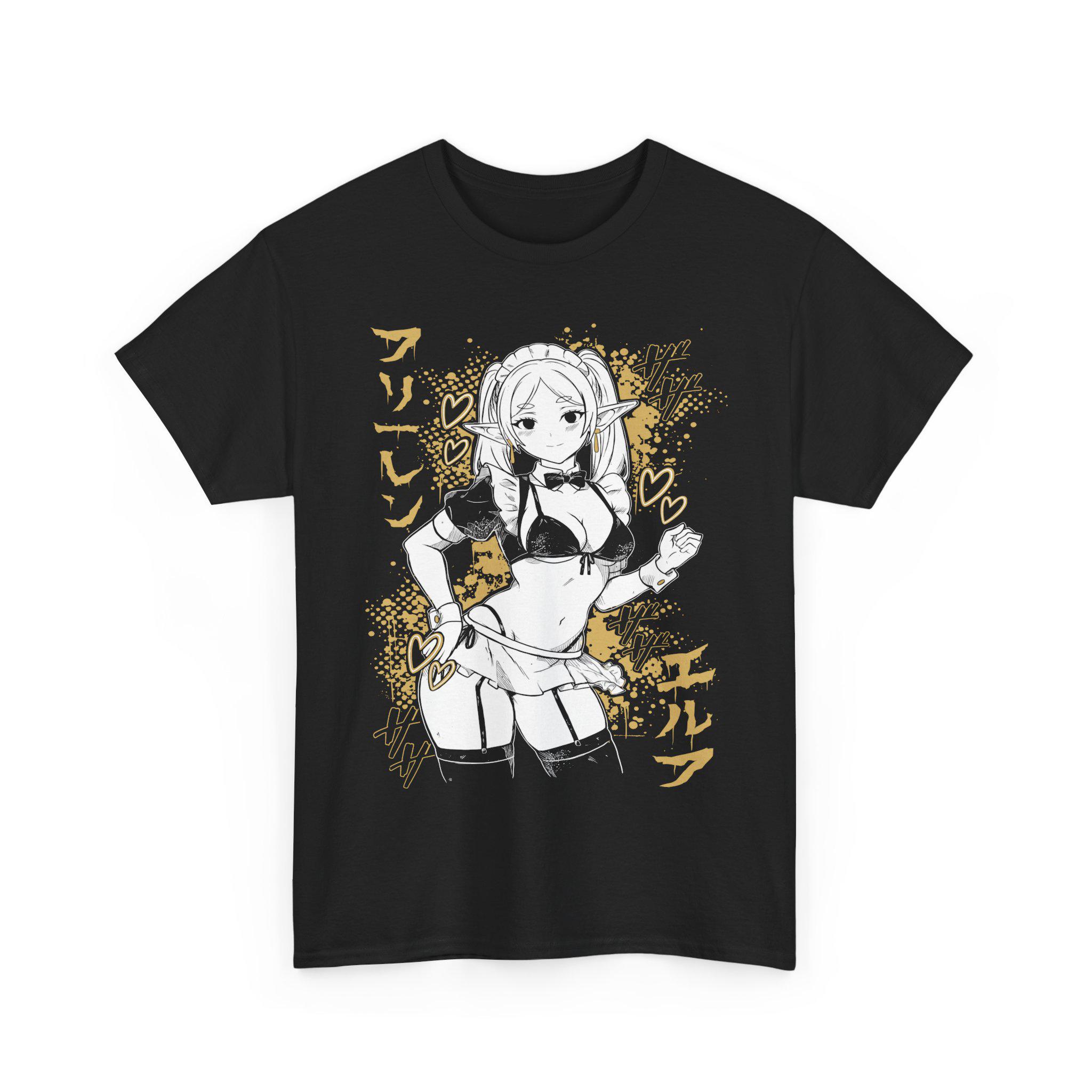 Camiseta Negra Oversize de Alg - Anime Themed Merchandise reseña y precio